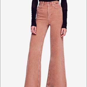 Free People Super High-Rise Wide-Leg Jeans